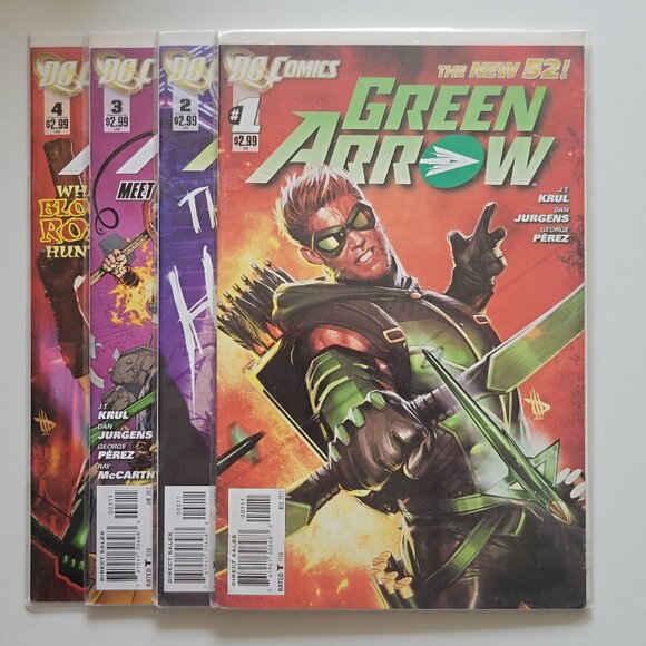DC Comics - Green Arrow (Set of 4) #1 thru #4 - Picture 1 of 3